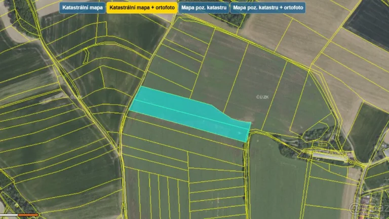 Prodej pole 21017 m² Malešov, okr. Kutná Hora