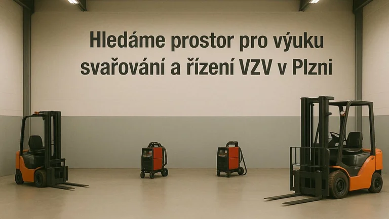 Hledáme prostor pro odborné kurzy v Plzni a okolí 🔧🏭