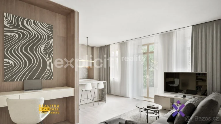 Prodej bytu 2+kk, 56 m2; terasa 68 m2 - Hostovlice