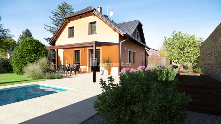 Prodej nízkoenergetického RD 5+kk/G, užitná plocha 205 m2, p