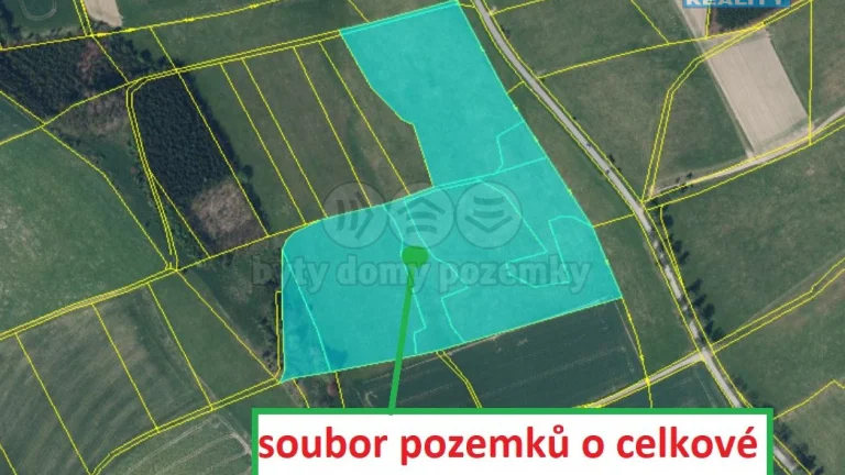Prodej pole, 46.727 m², Machov - Nízká Srbská