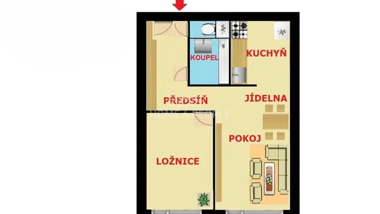 Prodám byt 2+kk, Praha 13 Stodůlky