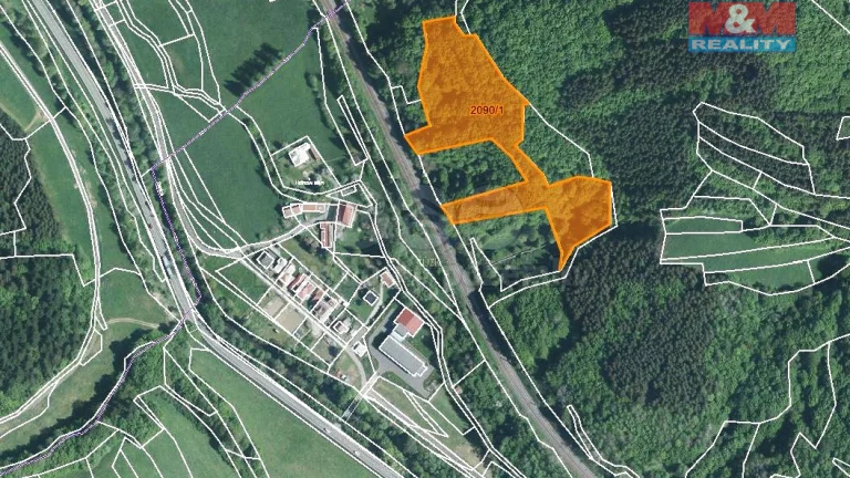 Prodej lesa, 11283 m², Lužná u Vsetína