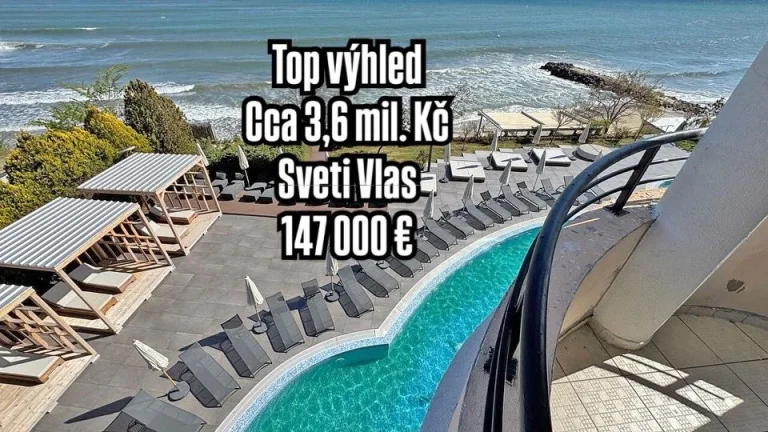 Bulharsko: Elegantní a plně vybavený apartmán jen pár kroků