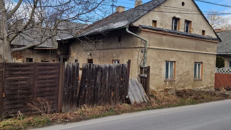 Prodam pozemek s domem k rekonstrukci