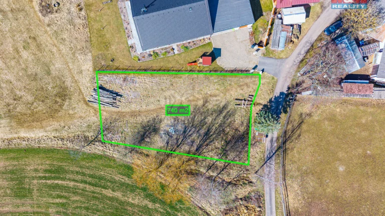 Prodej pozemku k bydlení, 740 m², Nová Ves u Chýnova