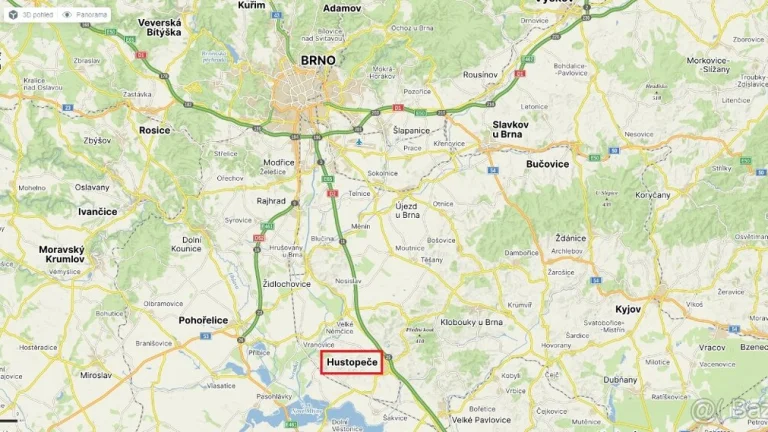 Prodej pozemků v kú Hustopeče u Brna