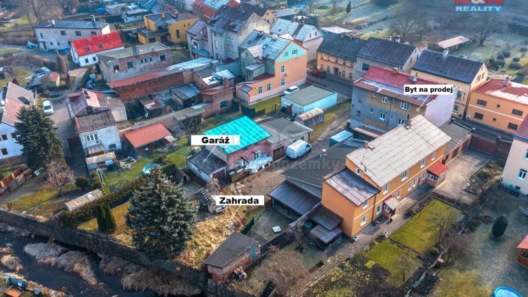 Prodej byt 2+1, 85 m², zahrada, garáž, Benešov nad Ploučnicí