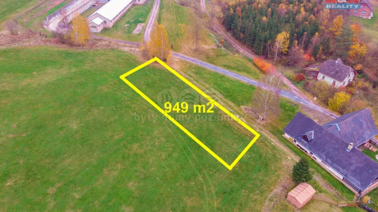 Prodej zahrady, 949 m², Vidochov