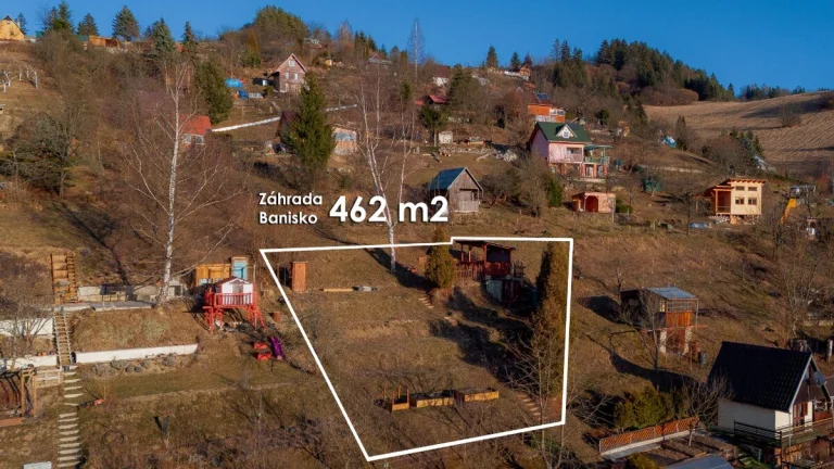 Záhradka v pokojnej lokalite na Banisku na predaj