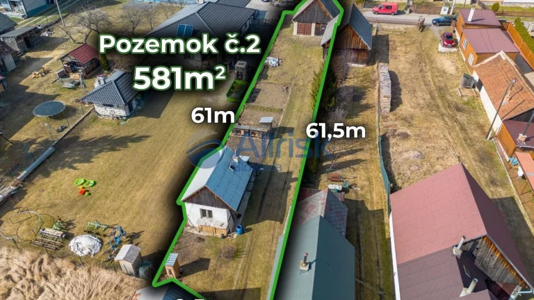 ☑️ STAVEBNÝ pozemok so stavbami v cene, na predaj v obci Výc