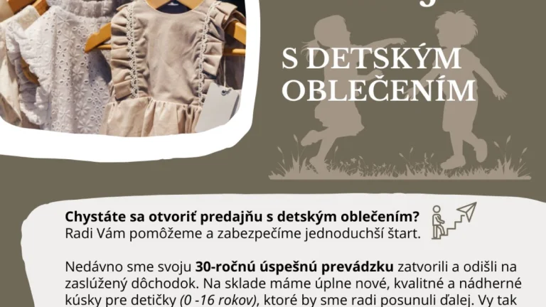Odstúpenie tovaru - detské oblečenie