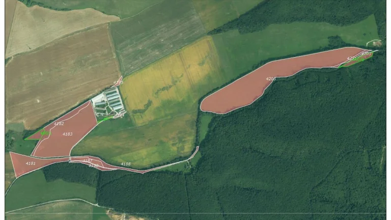 Predaj pozemkov v KÚ Tornaľa - 39 8660 m2
