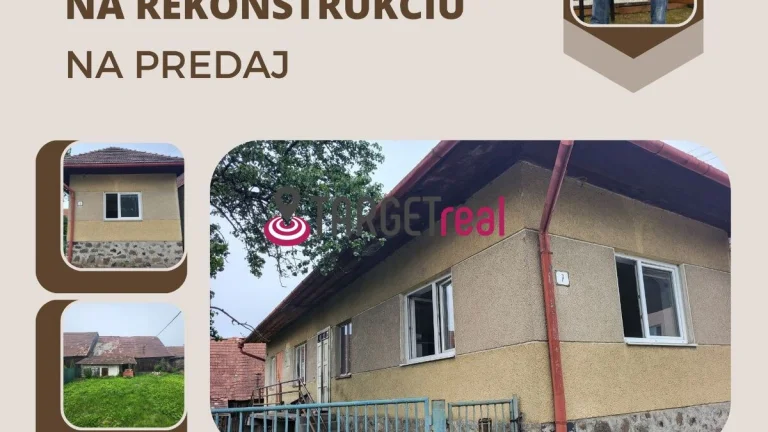 Na predaj, Rodinný dom, pôvodný stav, Háj, Turčianske Teplic