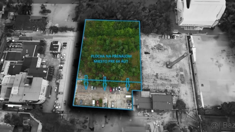 ŽILINA -SPEVNENÁ PLOCHA NA PRENÁJOM-VÝMERA 1550 m2