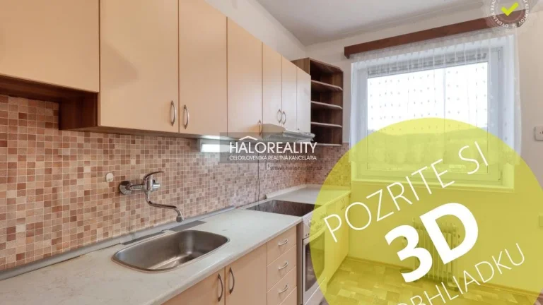 HALO reality - Predaj, trojizbový byt Trenčianske Bohuslavic