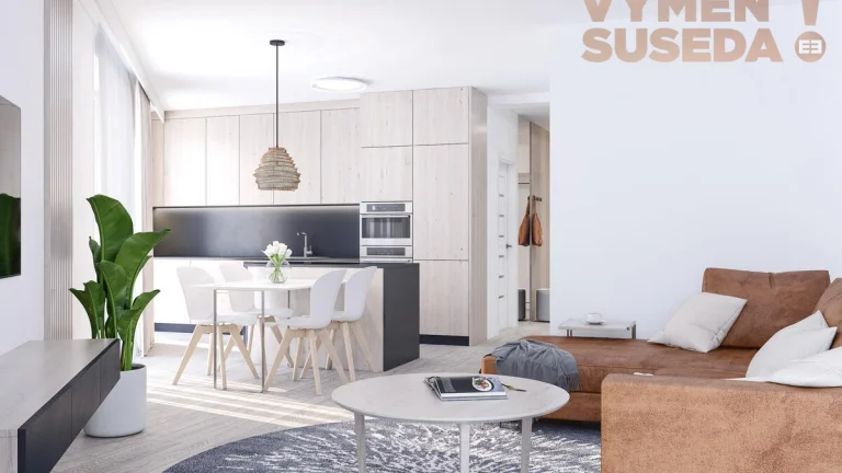 VYMEŇ SUSEDA - 2 IZB. BYT s balkónom 67.75 m2, zariadená NO