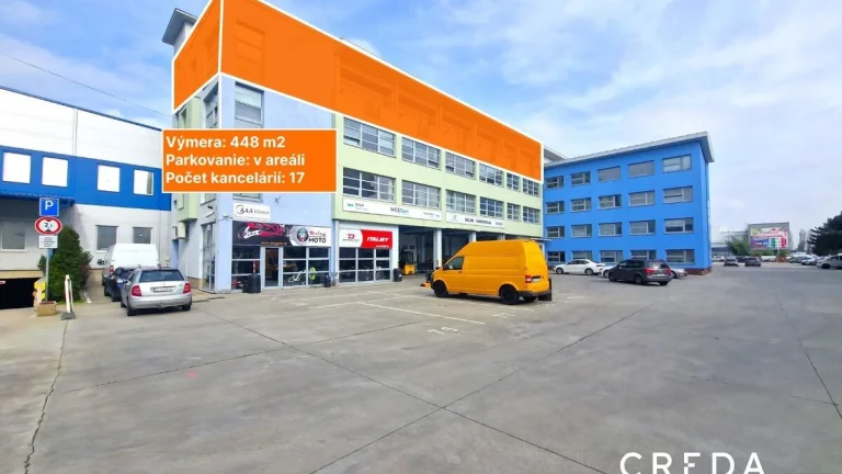 CREDA | prenájom 448 m2 celé poschodie, Stará Vajnorská