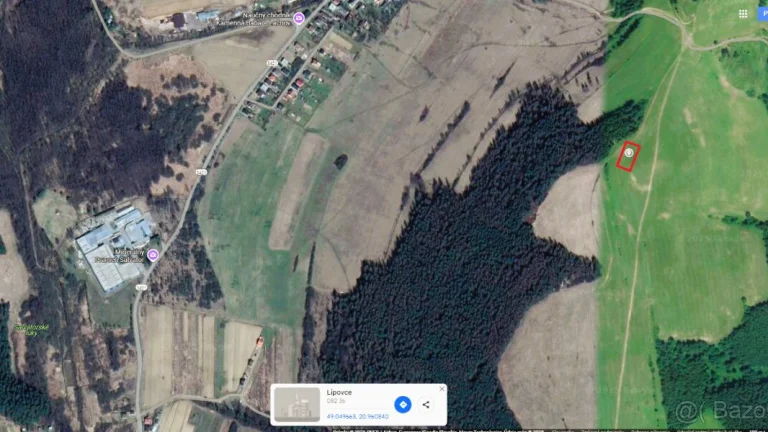 Pozemok 27091 m2 v rekreačnej oblasti obce Lipovce - Prešov