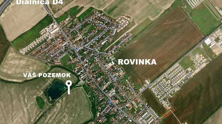 PREDAJ, investičný pozemok v obci Rovinka