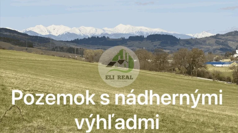 Stavebný pozemok s úžasnými výhľadmi za super cenu na preda