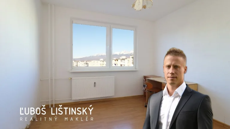 PREDAJ 3-izb. byt s balkónom, ul. Rastislavova, Poprad