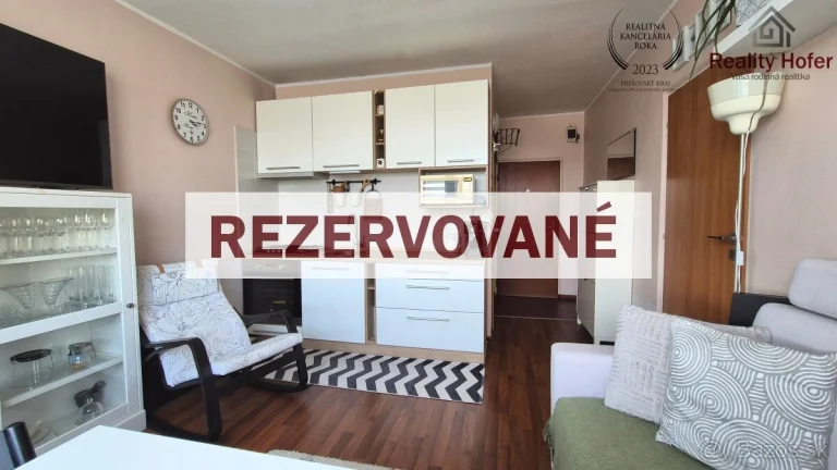 Zrek. 1 izbový byt, ul. Volgogradská, Prešov