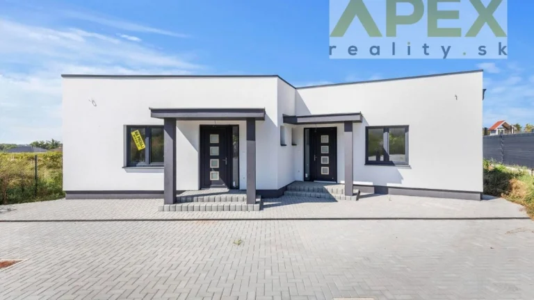 APEX reality 4i novostavba RD v Koplotovciach 506 m2 pozemok