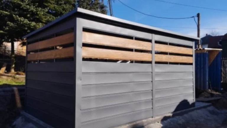 Panelová strieška na odpadky 4m x 2m