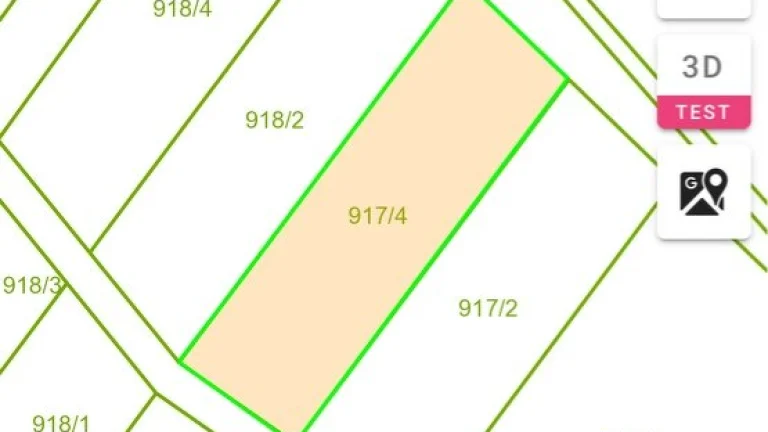 pozemok sverepec 680 m2
