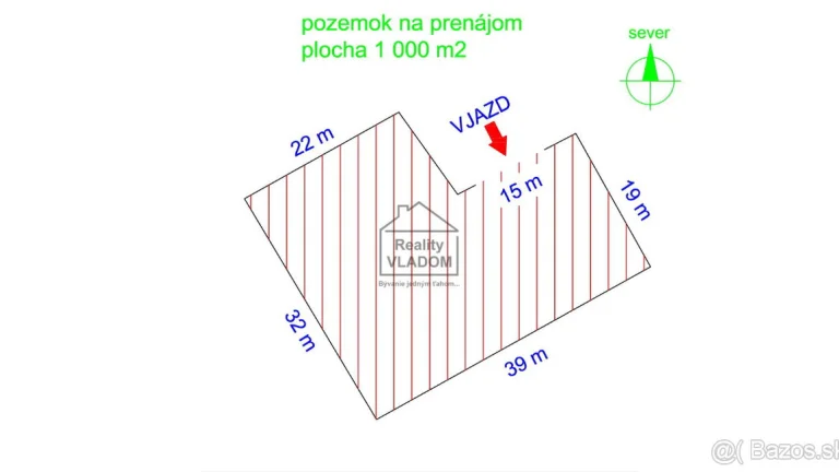 ✔️ Spevnená oplotená plocha, 1 000 m2, Michalovce