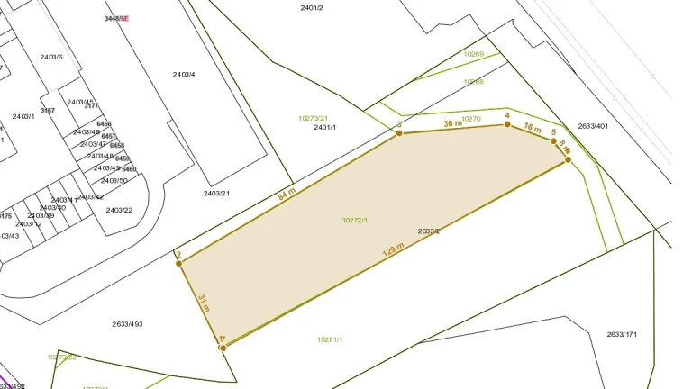 Košice - Nová lokalita Stredné Mesto pozemok 3763 m2