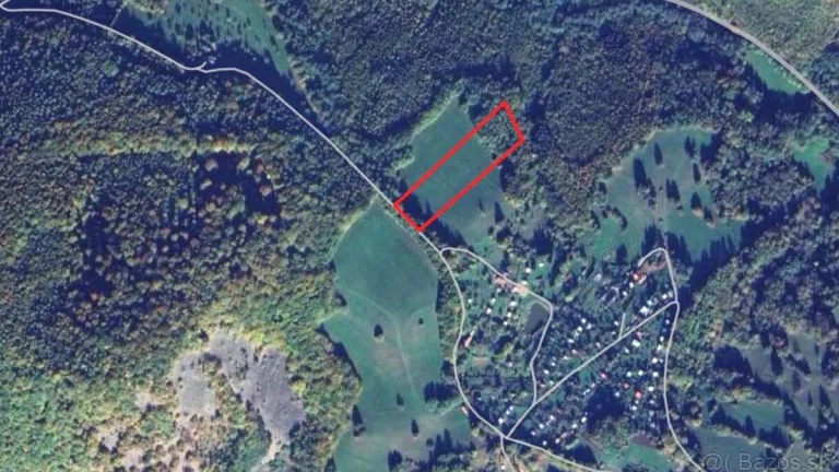 Vyhne – rekreačný investičný pozemok – výmera 7825 m2