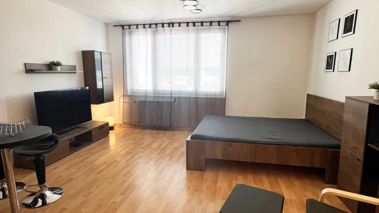 Prenájom Garsónka, Trenčín Zlatovce - výhľad na hrad
