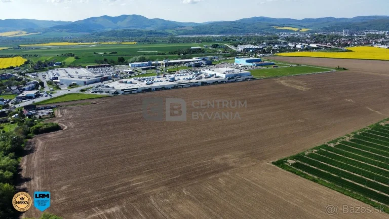 Na predaj pozemok 80 000 m2 pri OC Laugaricio v Trenčíne