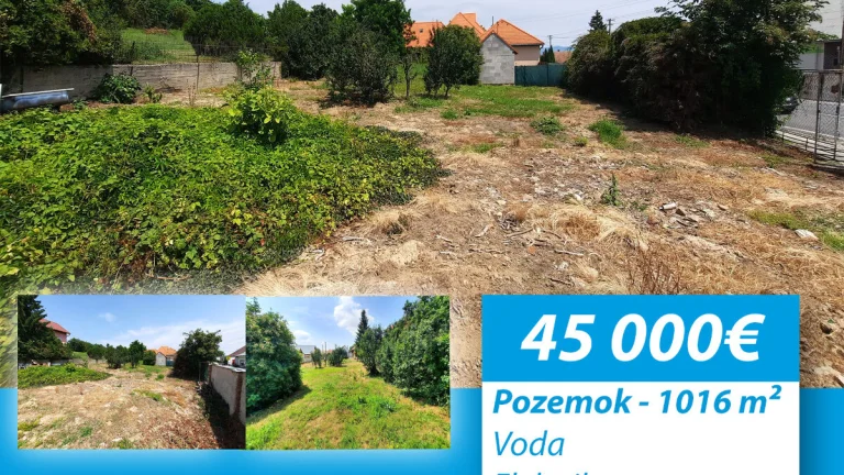 Výhradne: POZEMOK, 1016 m2, KRUŠOVCE, okr. Topoľčany