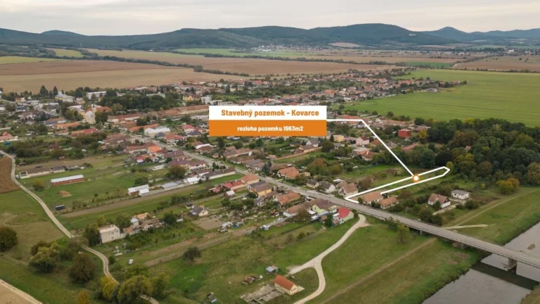 Exkluzívne na predaj stavebný pozemok v obci Kovarce