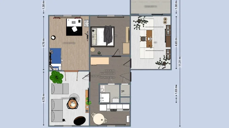 4 izbový byt v pôvodnom stave rozloha 83 m2, SNP Prakovce