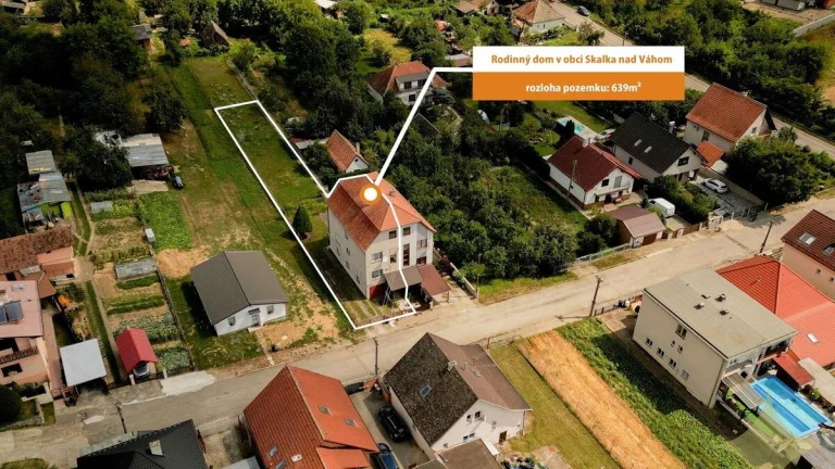 REZERVOVANÉ - Exkluzívny predaj rodinného domu v obci Skalka