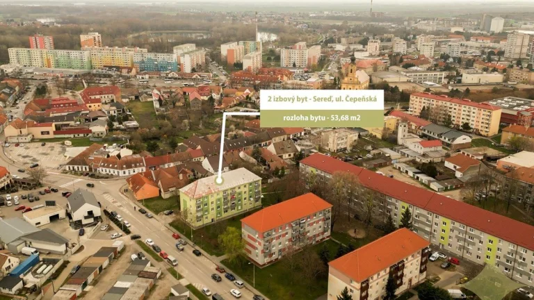REZEROVANÉ - EXKLUZÍVNE na predaj 2 izbový byt v Seredi na u