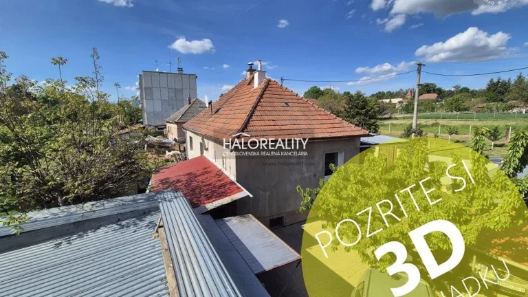 HALO reality - Predaj, rodinný dom Krtovce, Topoľčany - ZNÍŽ