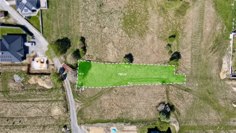 Predaj stavebného pozemku 798 m² v Oščadnici