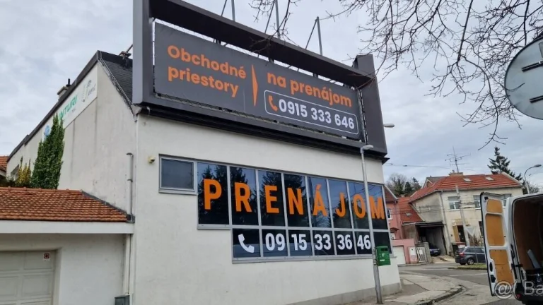 Obchodný kancelársky priestor do prenájmu - Pri Suchom mlyne