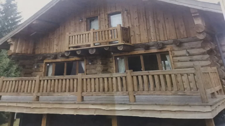 Skelet zrubového domu/chaty