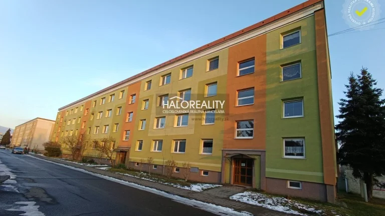 HALO reality - Predaj, trojizbový byt Detva, s lodžiou, Obra