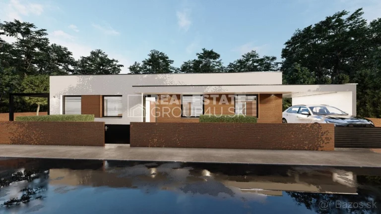 Moderný bungalov na kľúč s pozemkom 255 000 €