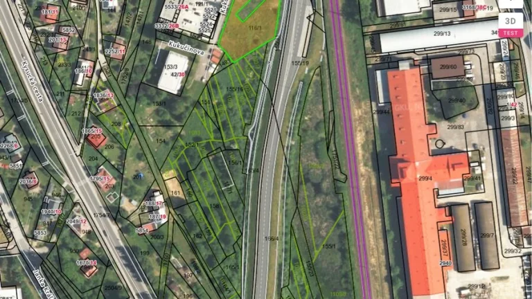 Prenájom pozemku v centre Čadce