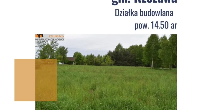 BRATUCICE działka budowlana 14,50 ar