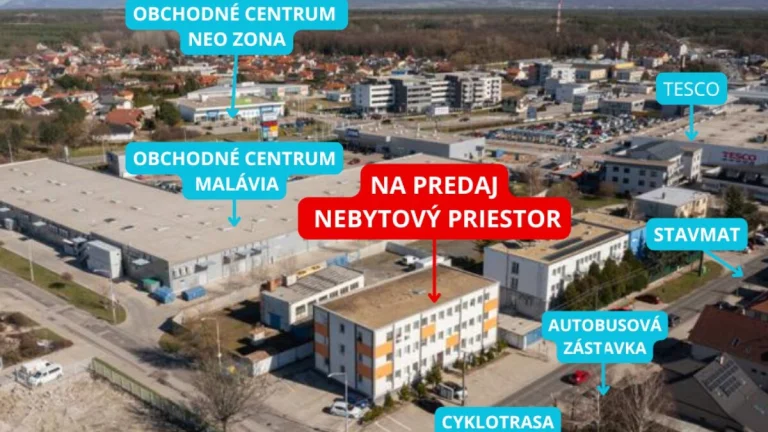 Nebytový priestor centrum+ dvor+2x park. státie