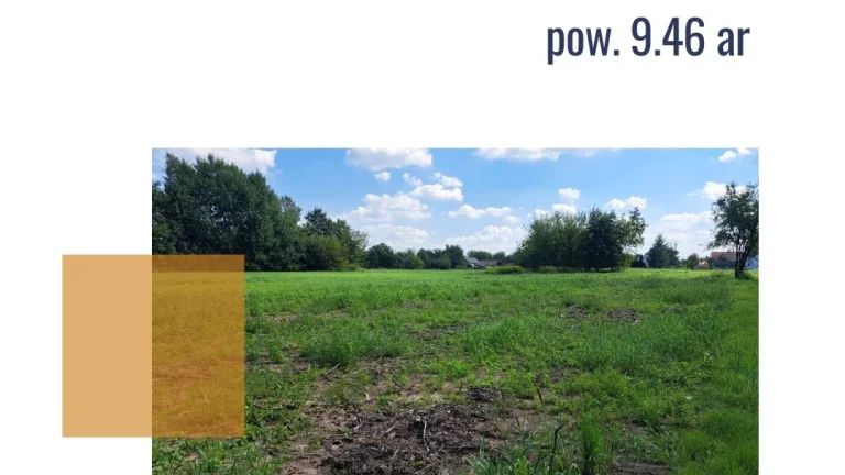 Tarnów działka budowlana 9,46 ar